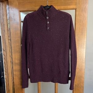 The North Face Men's Dark Maroon Turtleneck Sweater